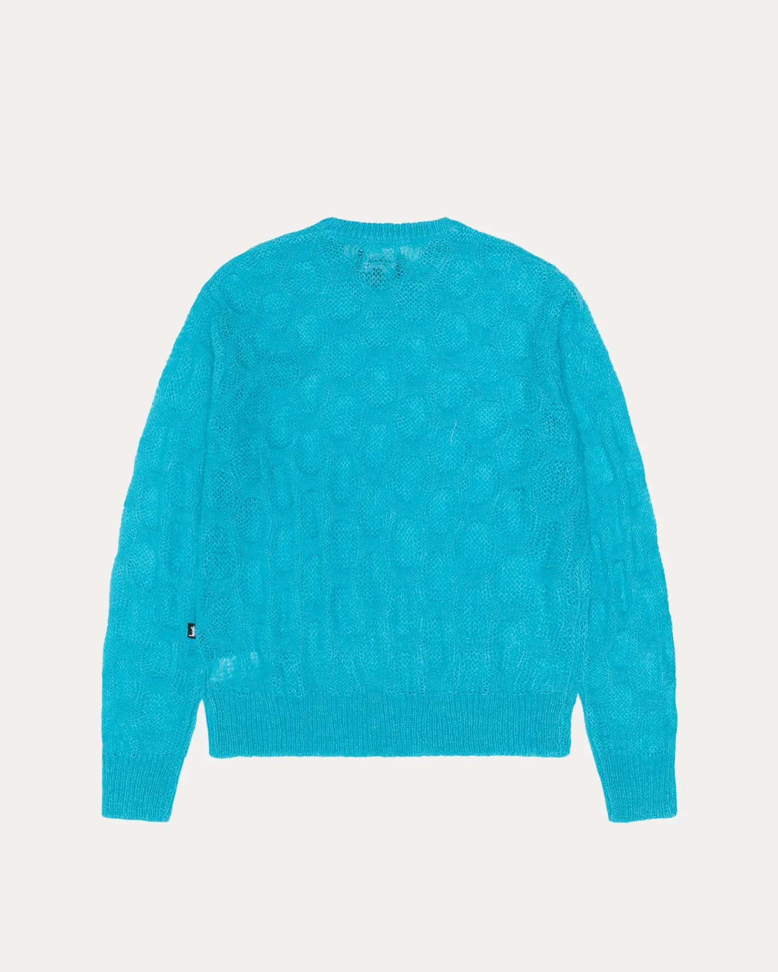LOOSE KNIT CROSS CABLE SWEATER
