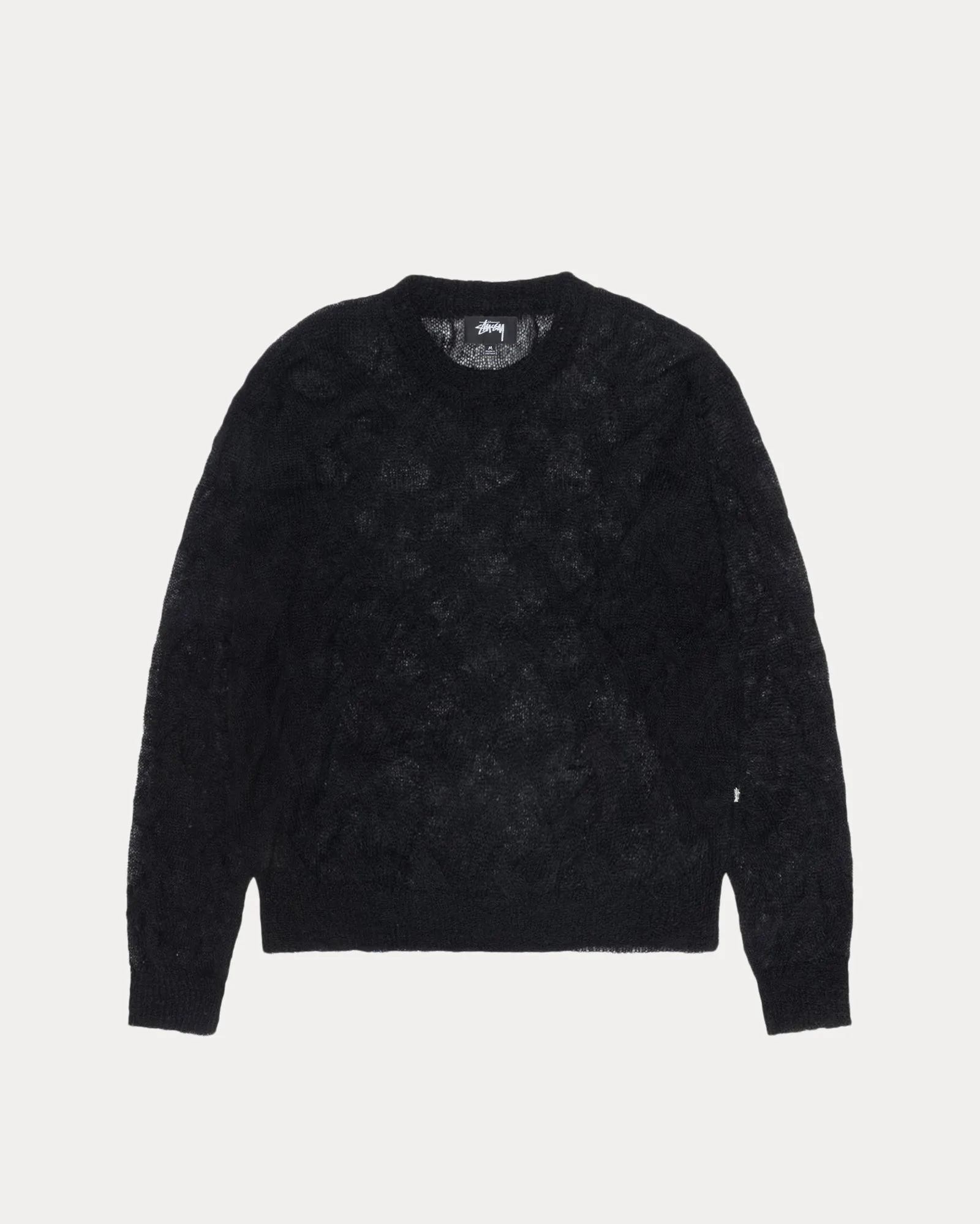LOOSE KNIT CROSS CABLE SWEATER