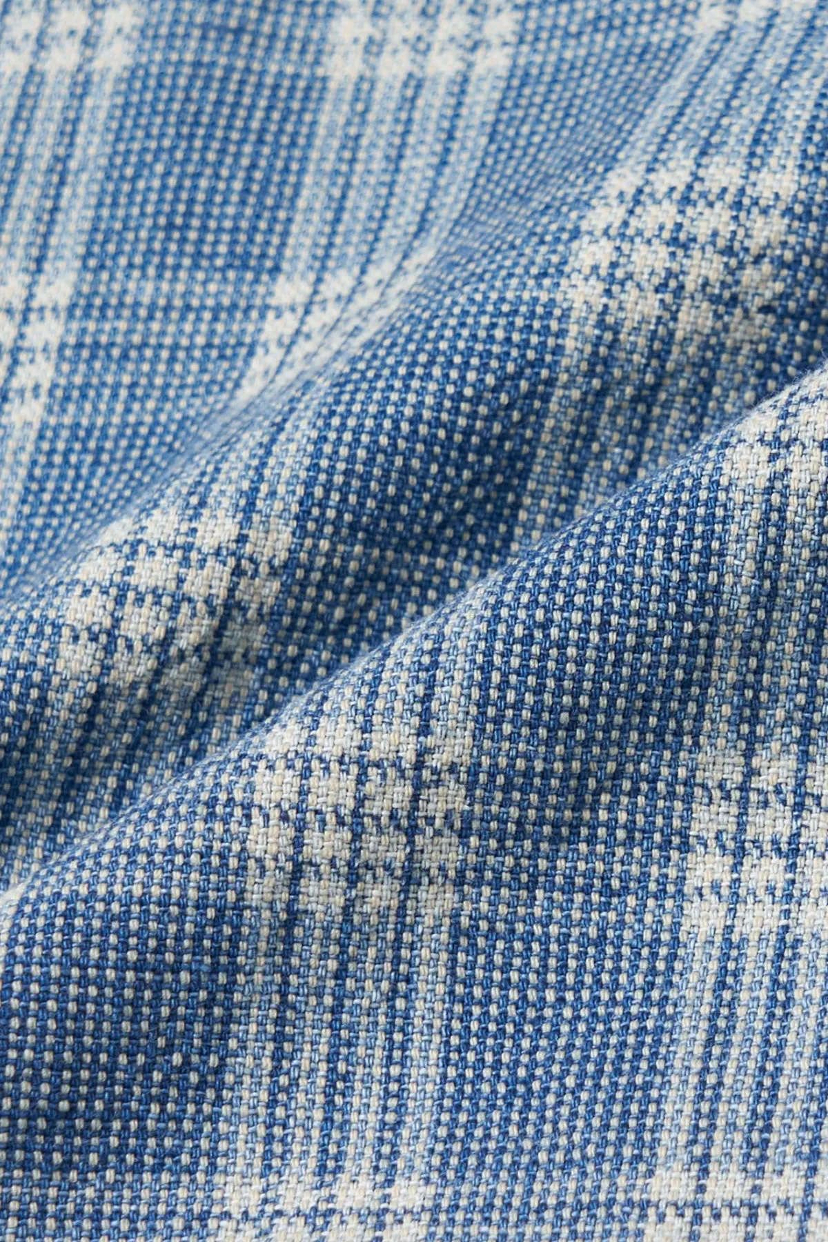 Lot. 319 Palaka Jacket - Discharged Indigo Plaid