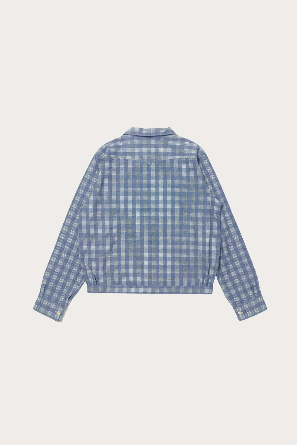 Lot. 319 Palaka Jacket - Discharged Indigo Plaid