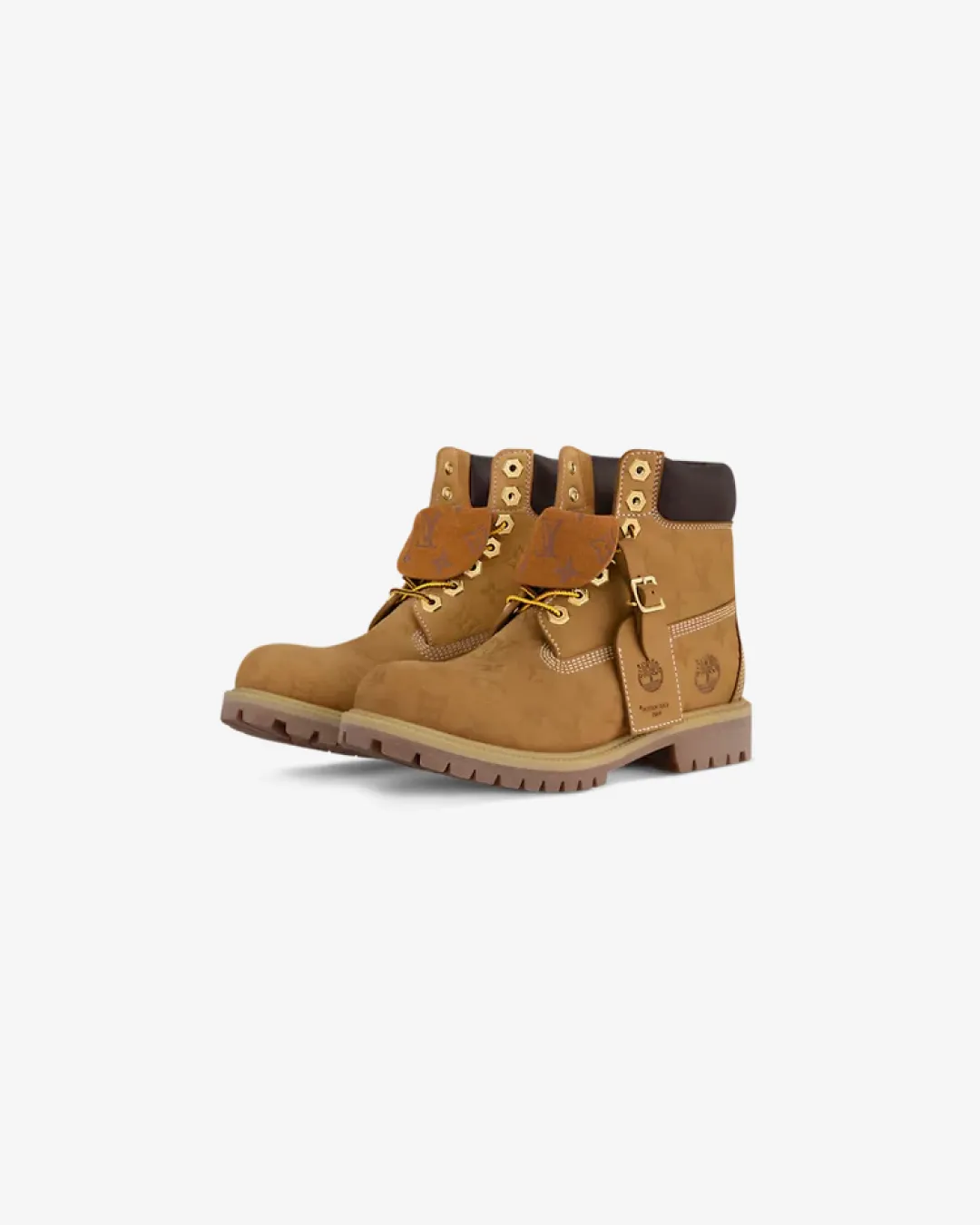 Louis Vuitton Timberland 6 Ankle Boot Wheat Monogram