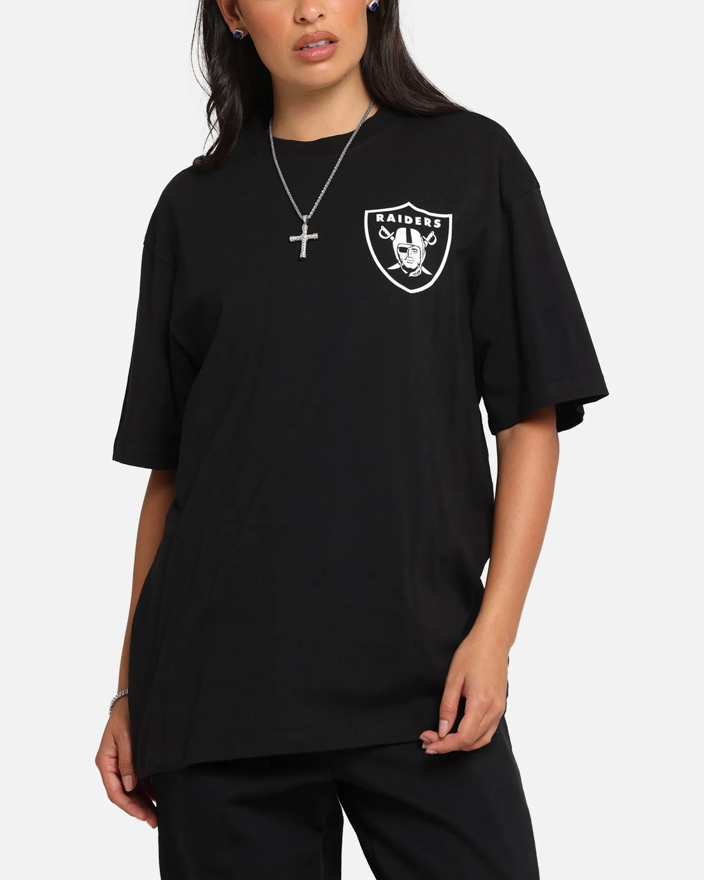 Majestic Athletic Las Vegas Raiders Cassell Wordmark T-Shirt Black