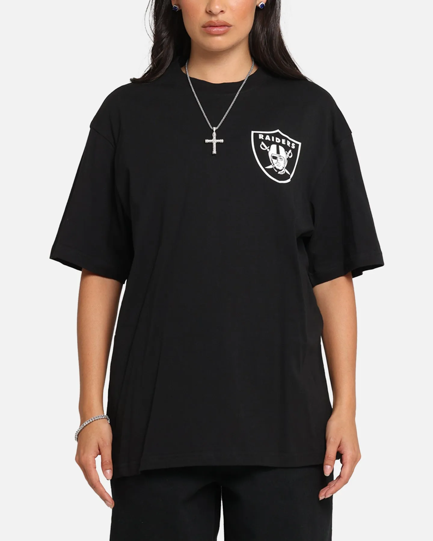 Majestic Athletic Las Vegas Raiders Cassell Wordmark T-Shirt Black