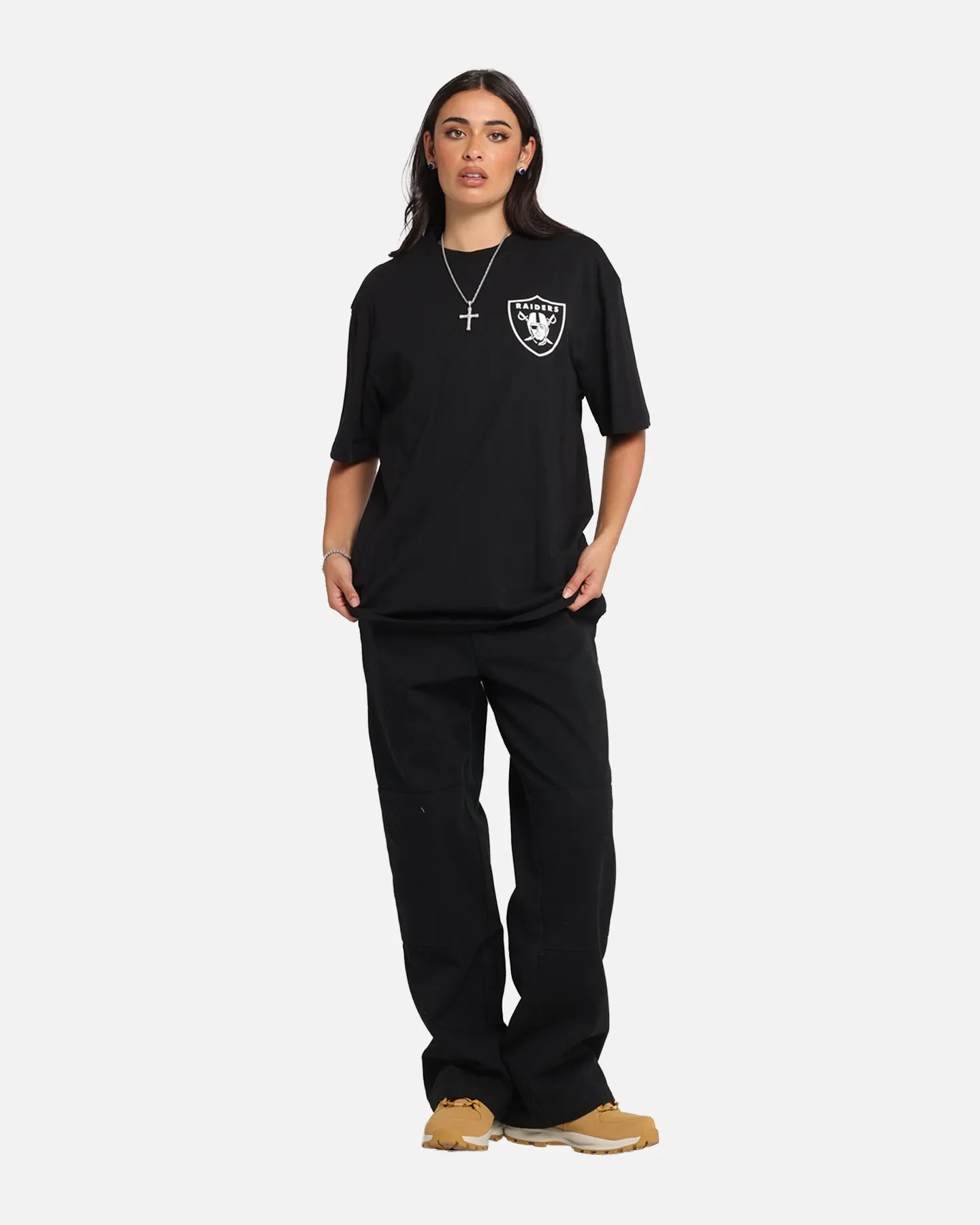 Majestic Athletic Las Vegas Raiders Cassell Wordmark T-Shirt Black