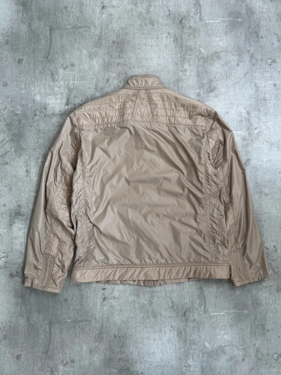 Moncler Multi Zip Beige Lightweight Jacket