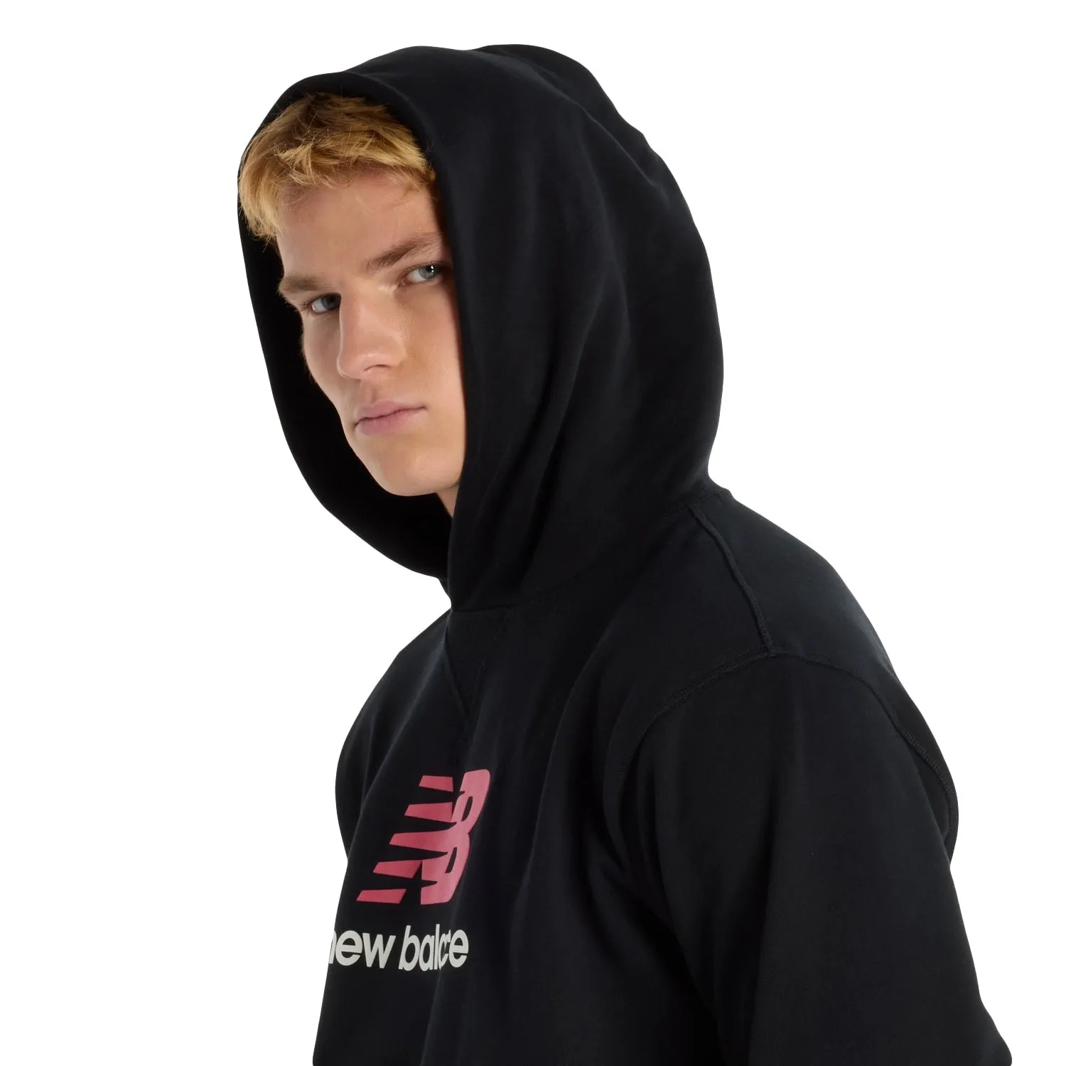 New Balance Athletics French Terry Logo Hoodie Black MT51512-BK