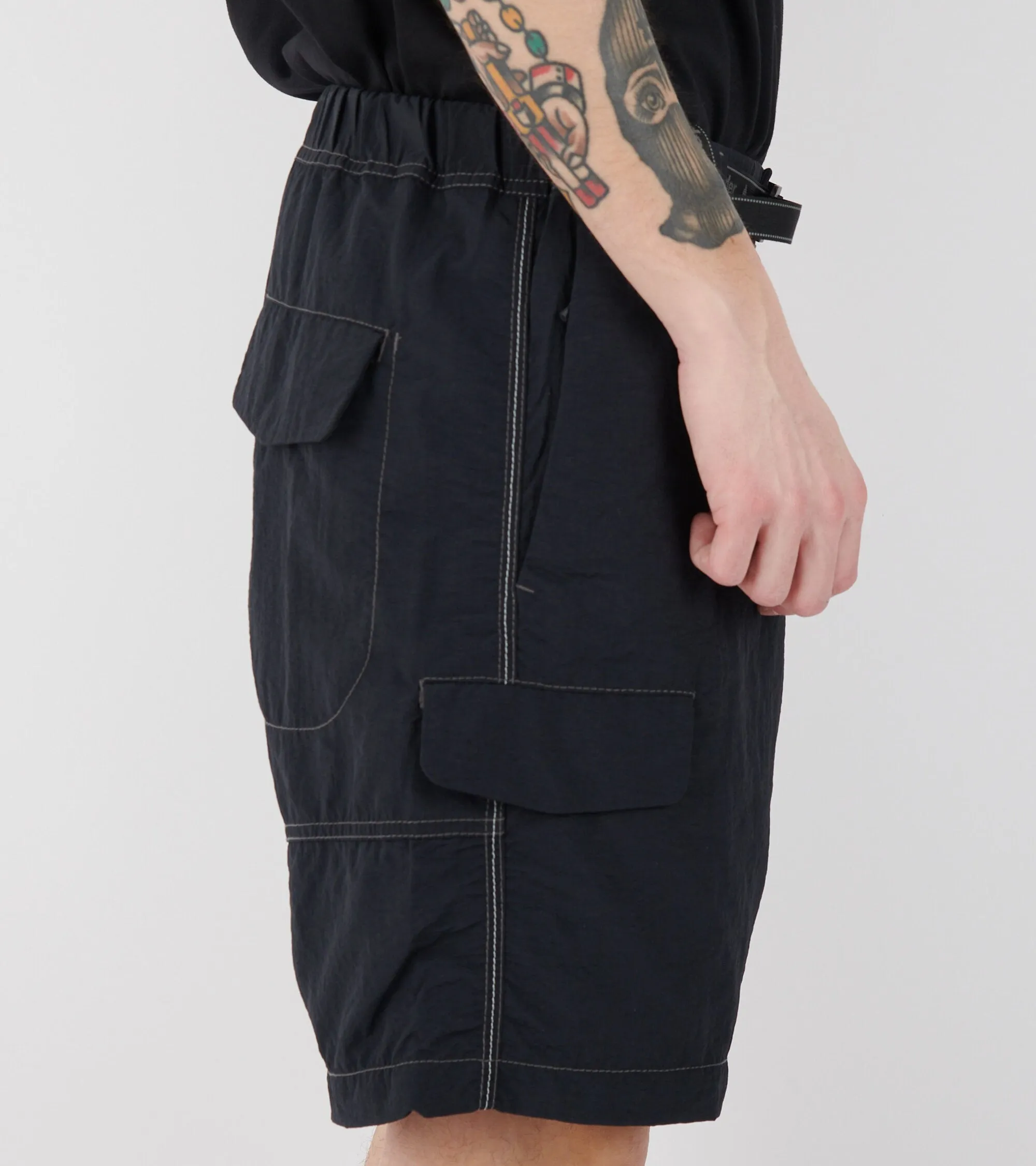 New Taffeta Hiker Shorts Black