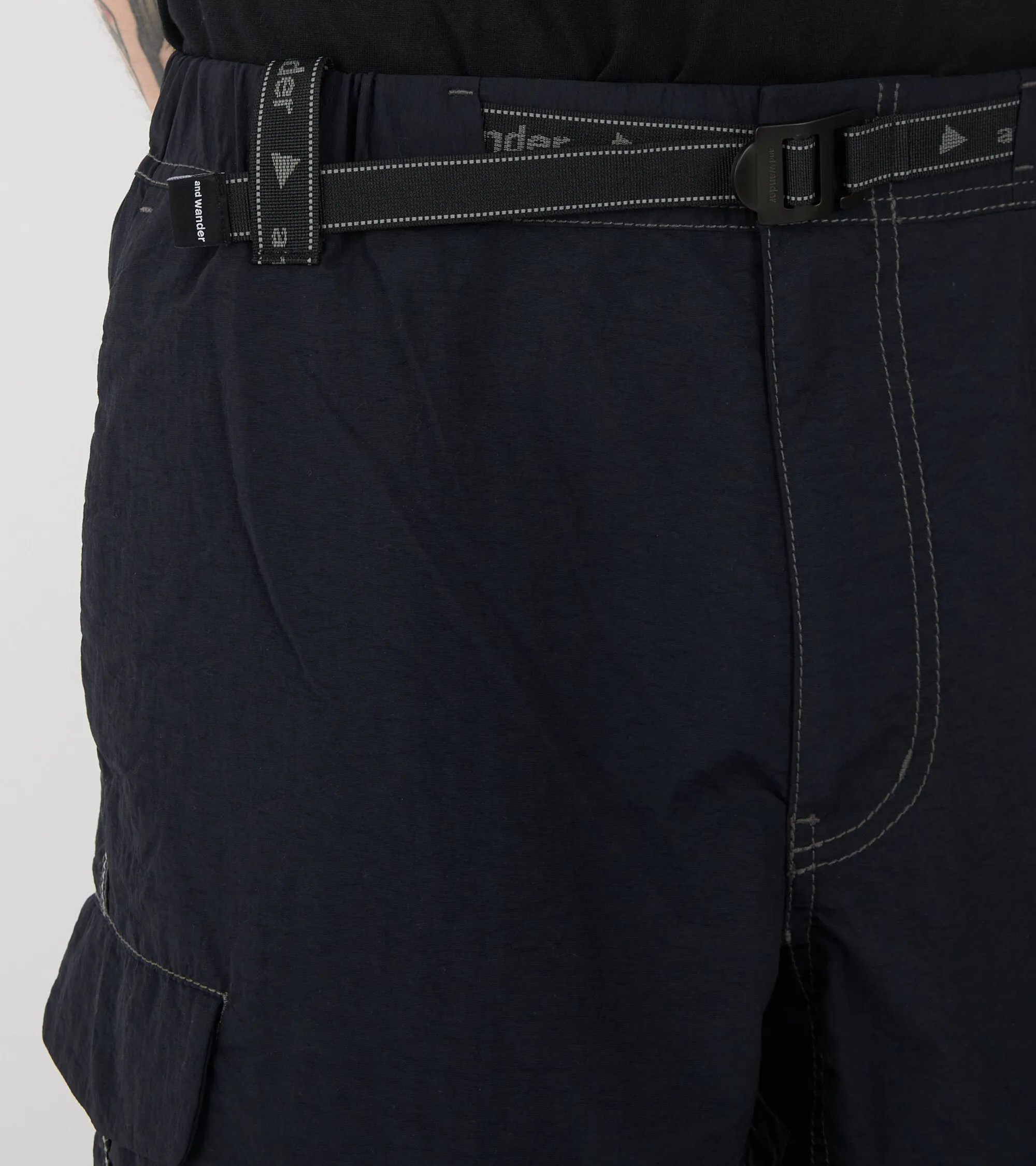 New Taffeta Hiker Shorts Black