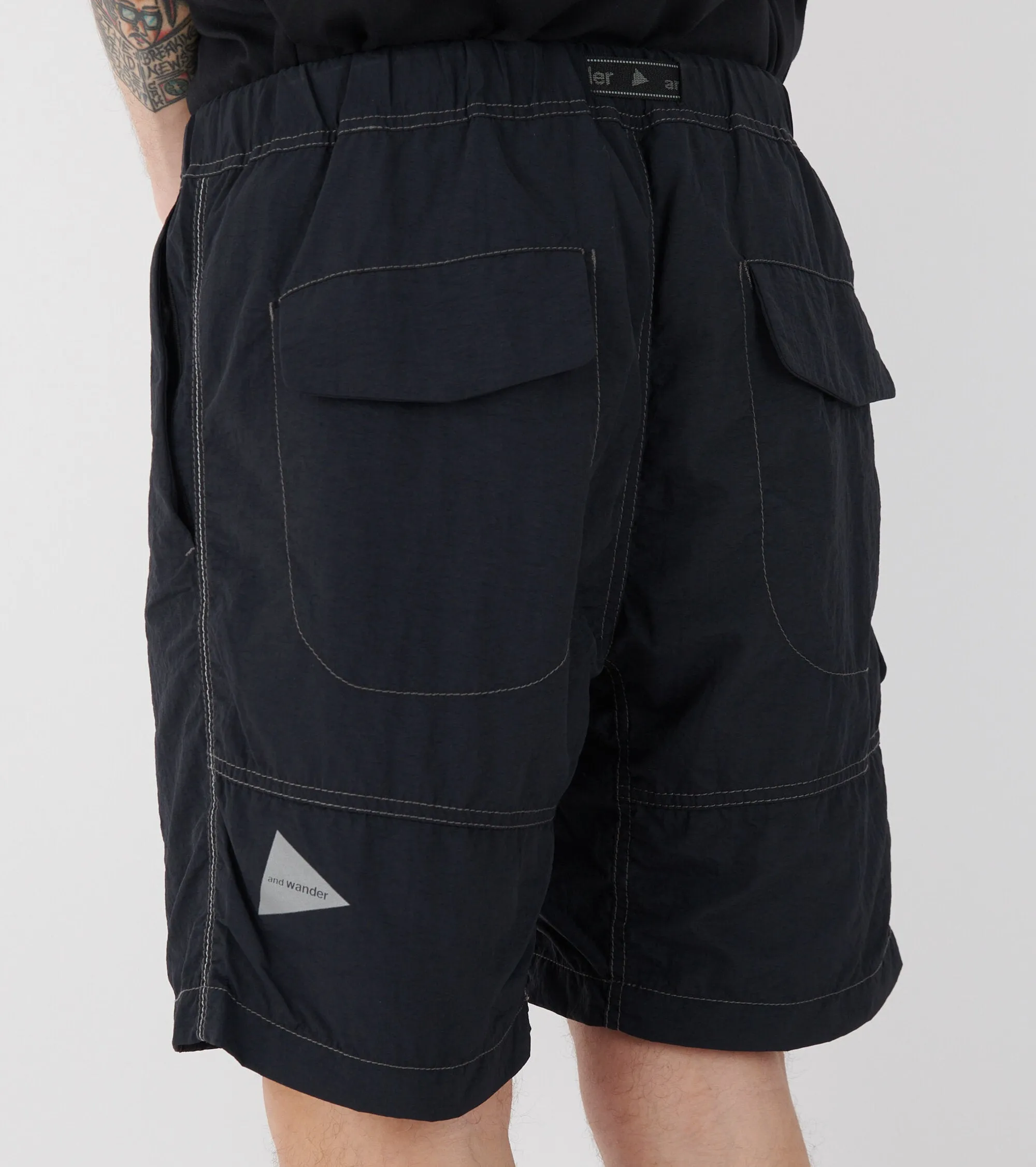 New Taffeta Hiker Shorts Black
