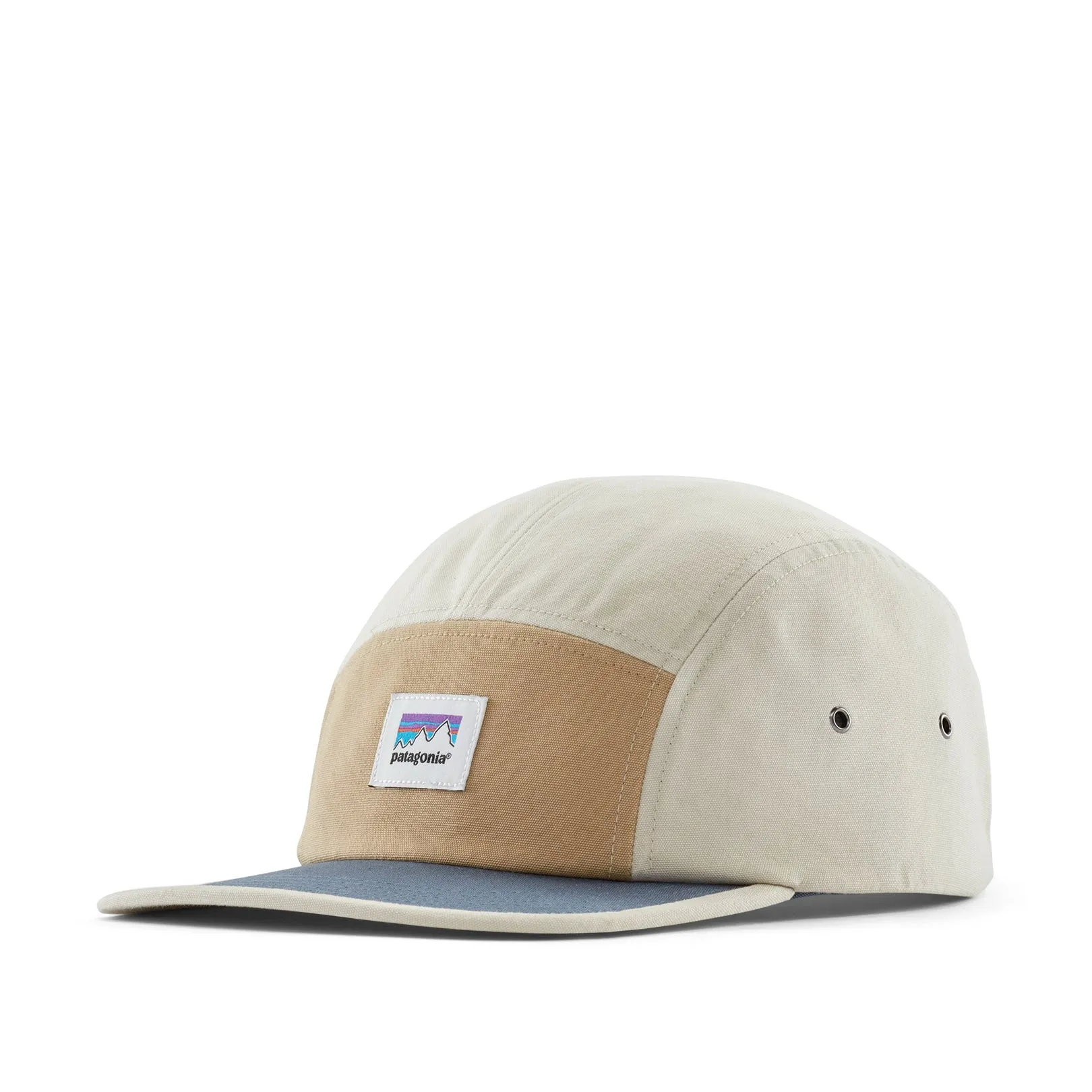 Patagonia Graphic Maclure Hat Shop Sticker: Classic Tan