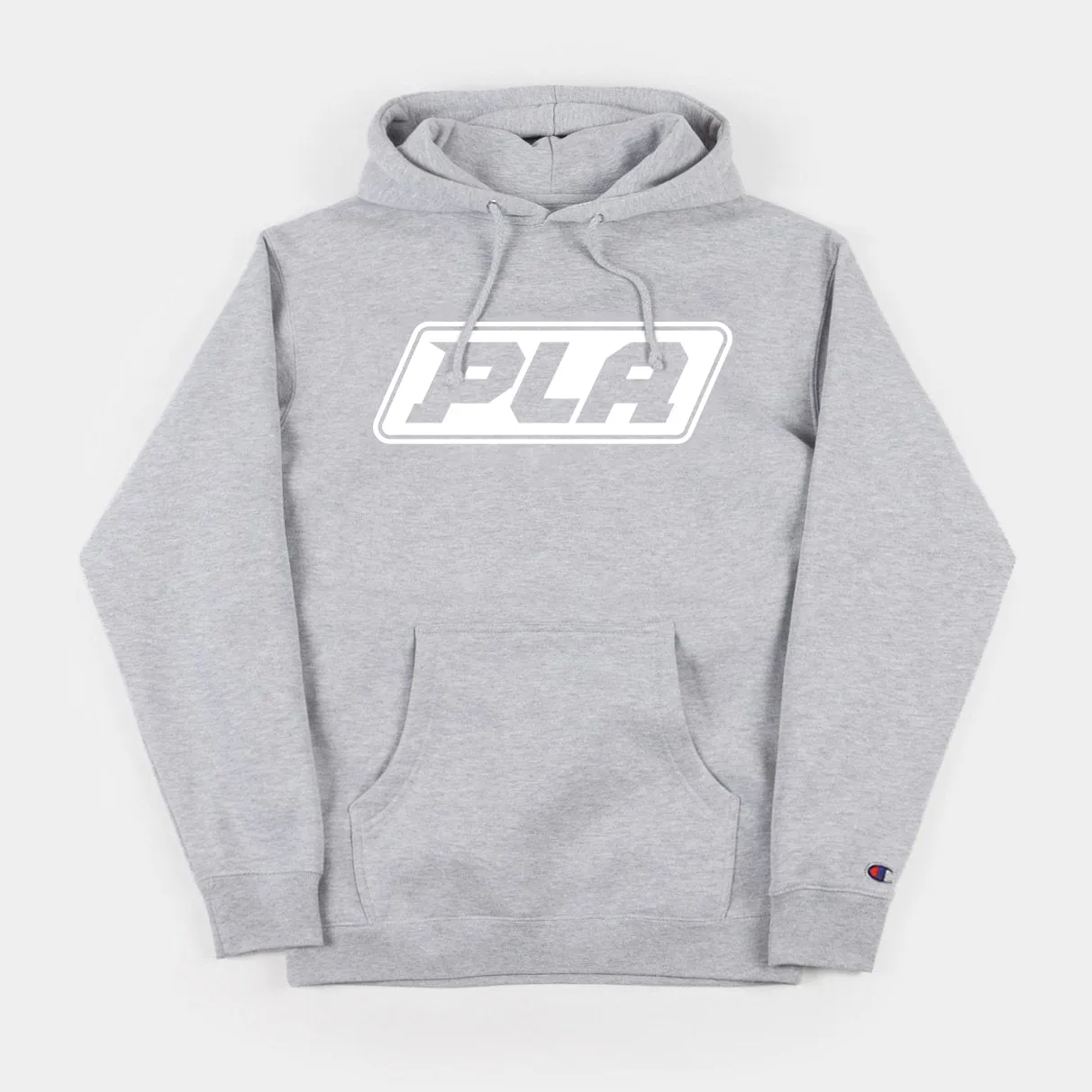 PLA CLASSIC LOGO HOODIE - HEATHER GREY