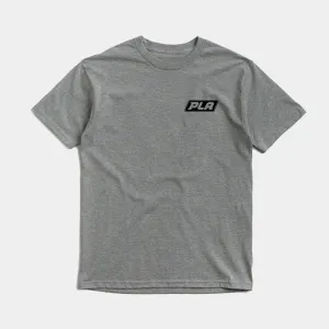 PLA CLASSIC LOGO TEE - GRAPHITE HEATHER