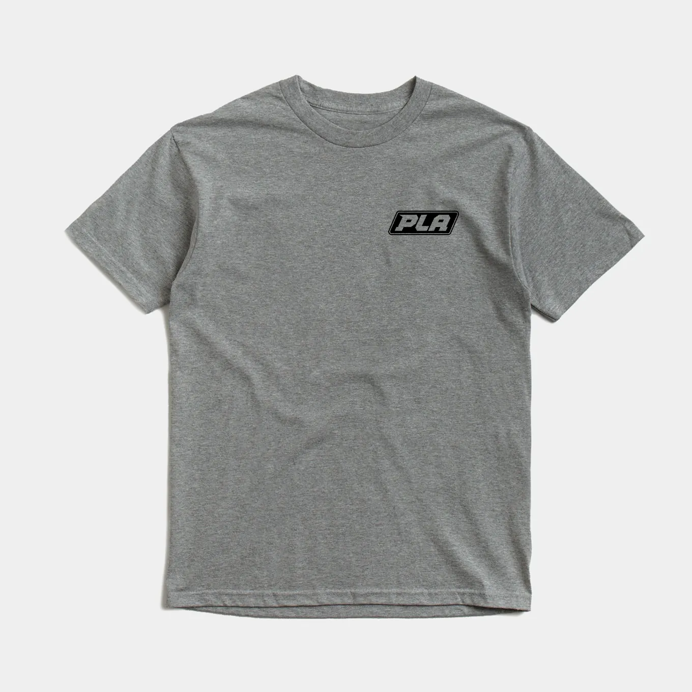 PLA CLASSIC LOGO TEE - GRAPHITE HEATHER