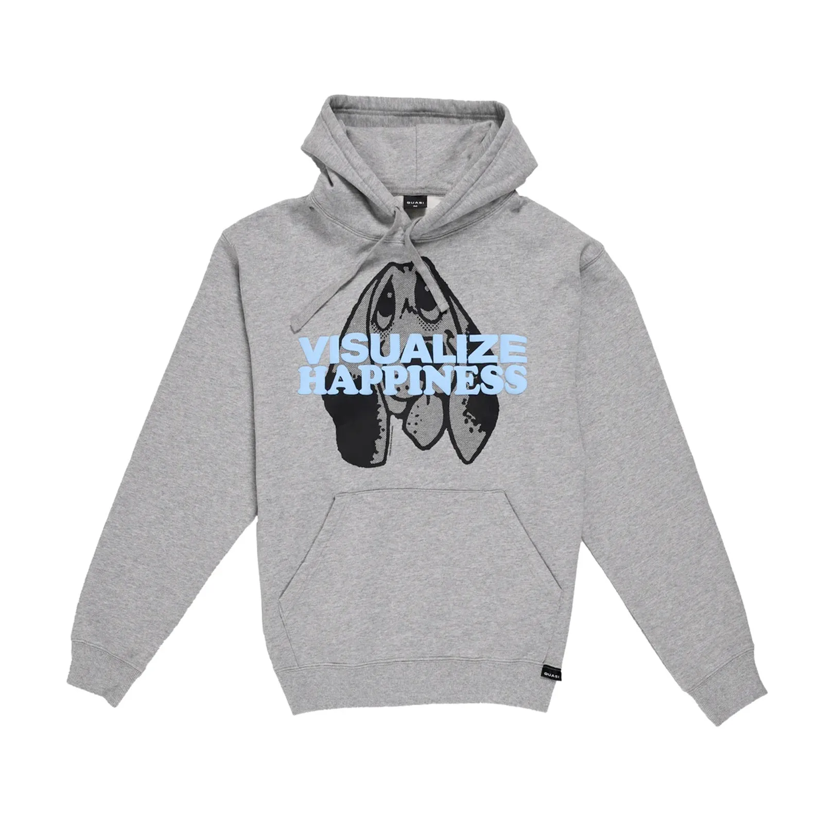 Quasi Bighap Hoodie Heather Grey Sale