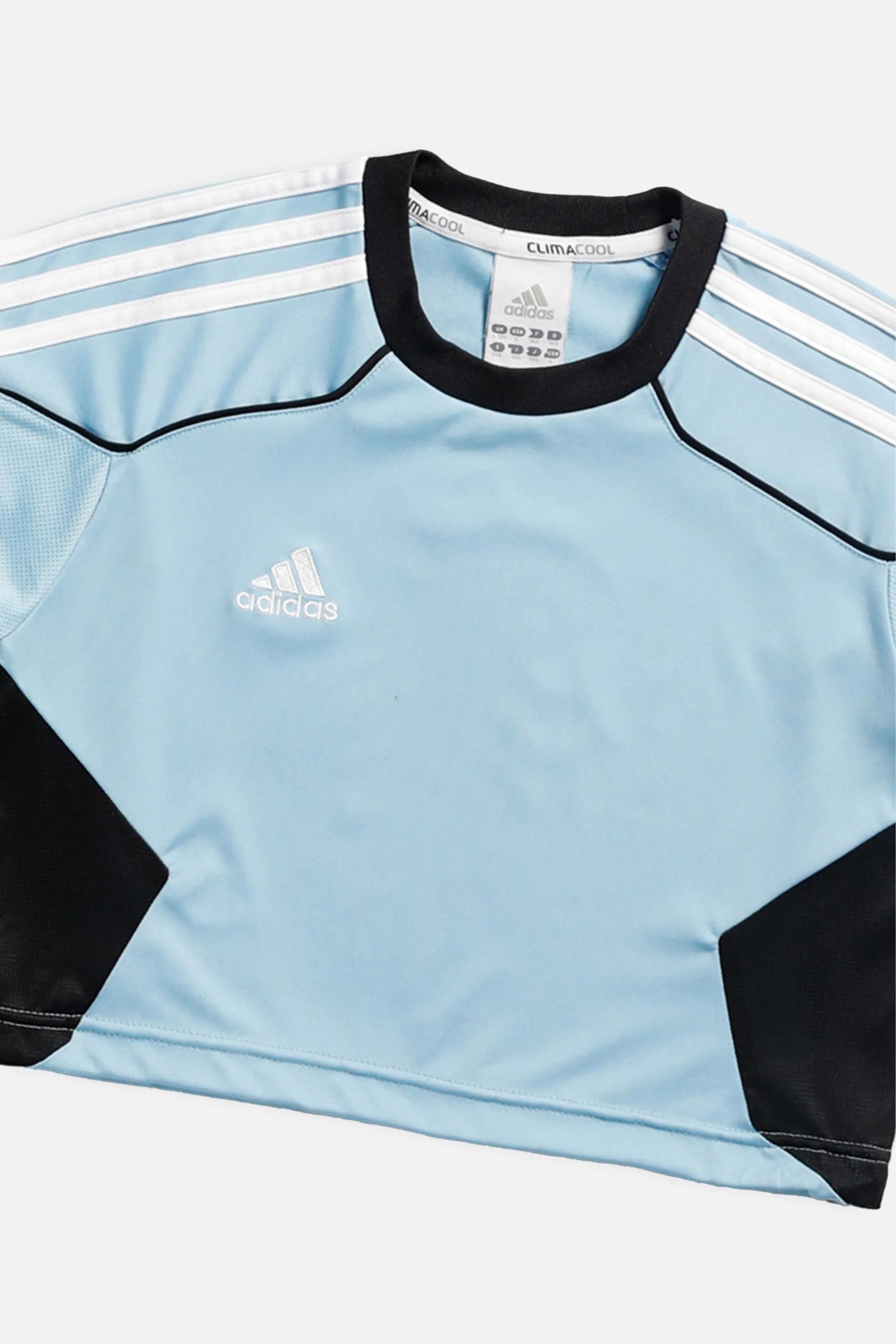 Rework Adidas Crop Athletic Tee - XXS