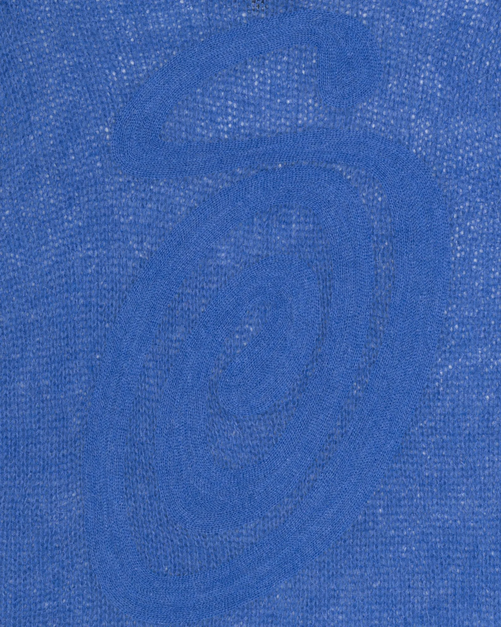 S Loose Knit Sweater - Blue