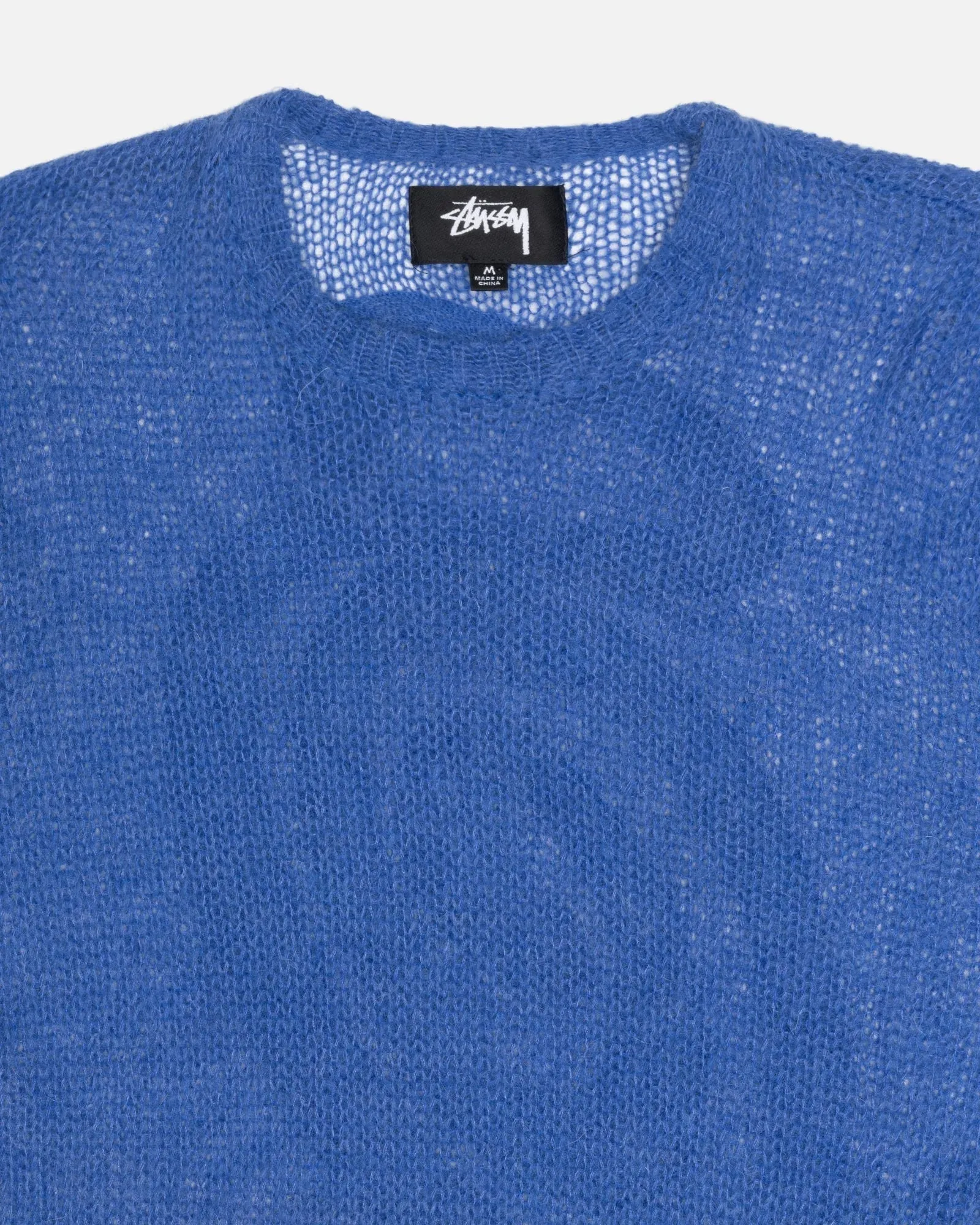 S Loose Knit Sweater - Blue