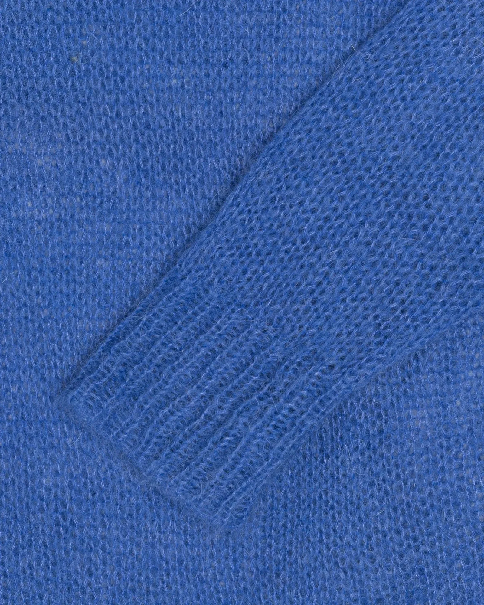 S Loose Knit Sweater - Blue