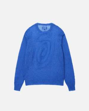 S Loose Knit Sweater - Blue