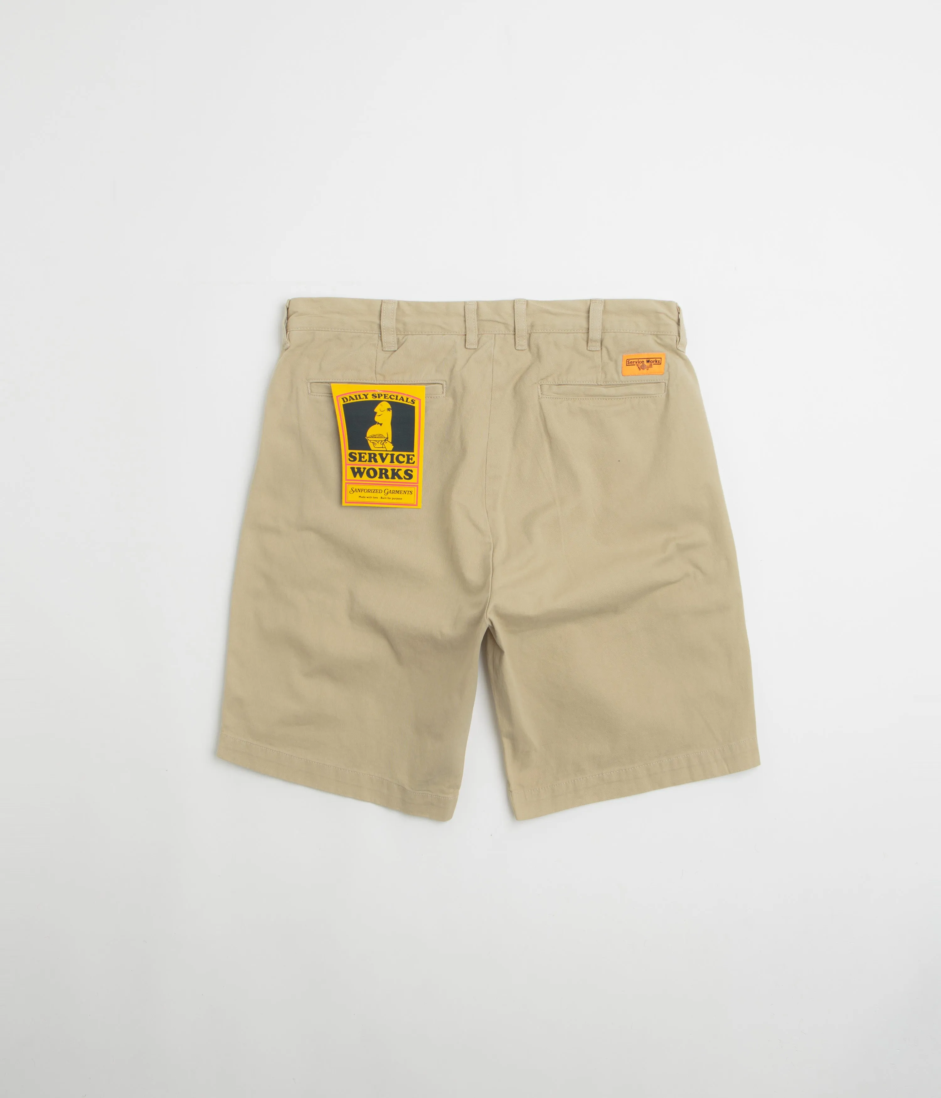 Service Works Drill Part Timer Shorts - Khaki