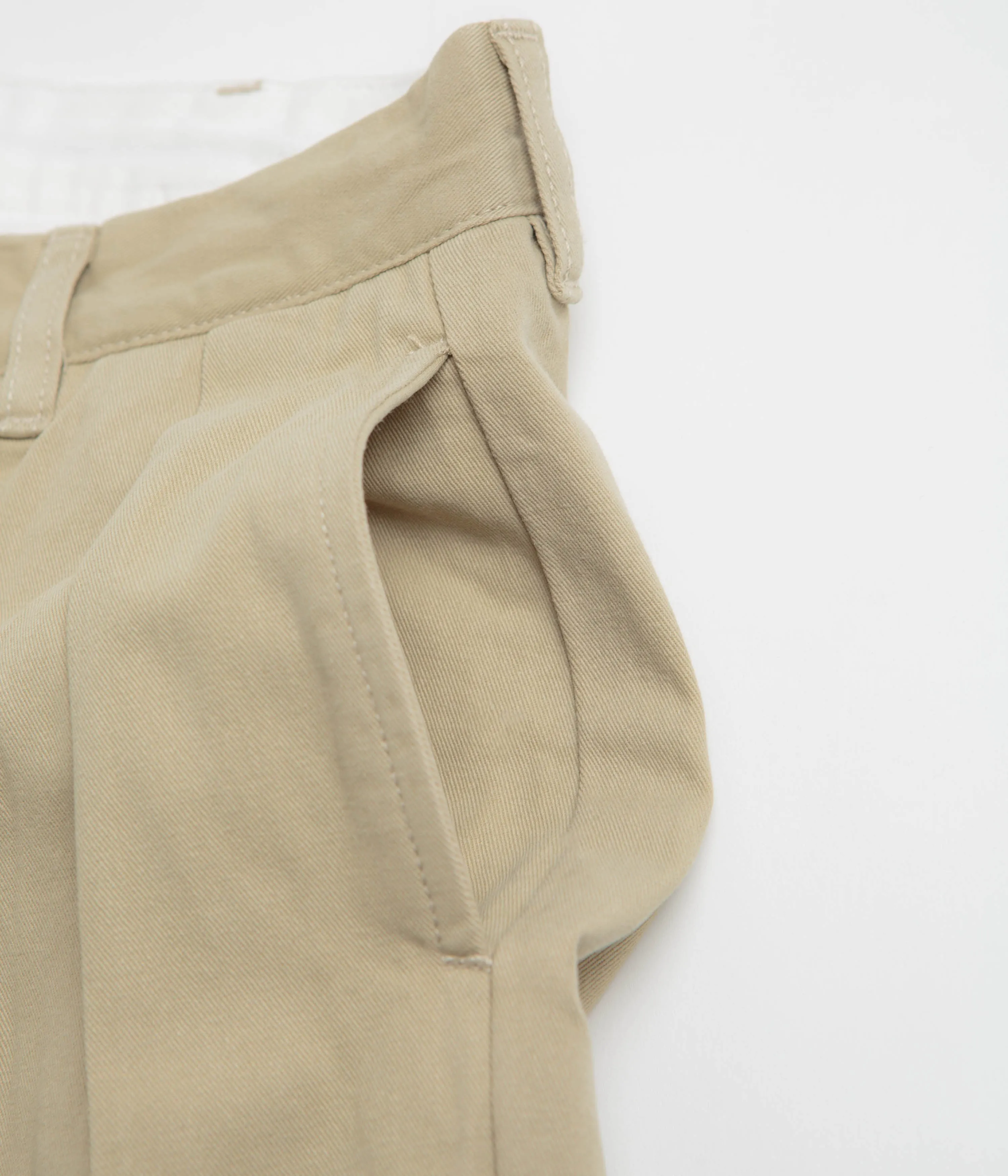 Service Works Drill Part Timer Shorts - Khaki