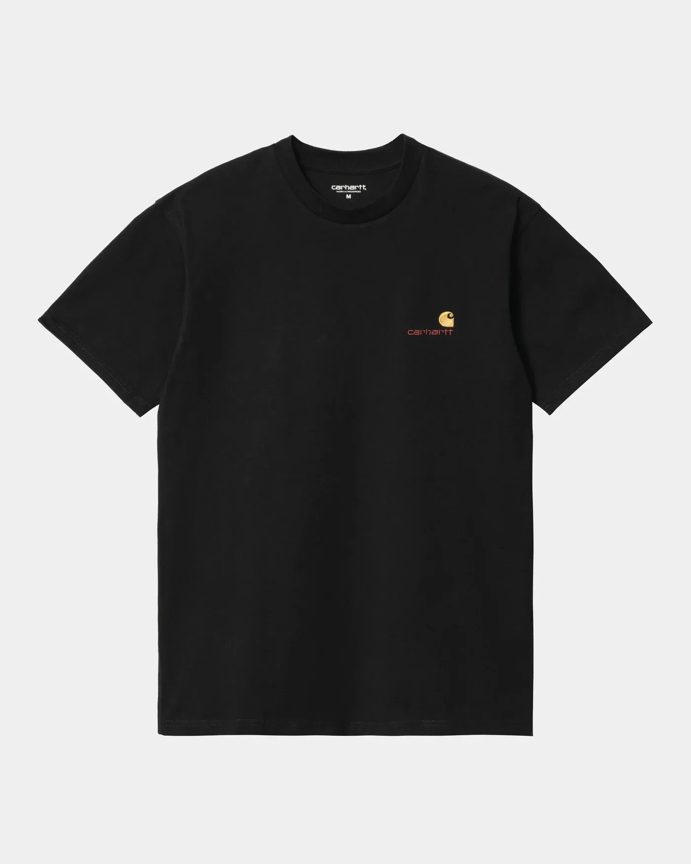 S/S American Script T-Shirt - Black