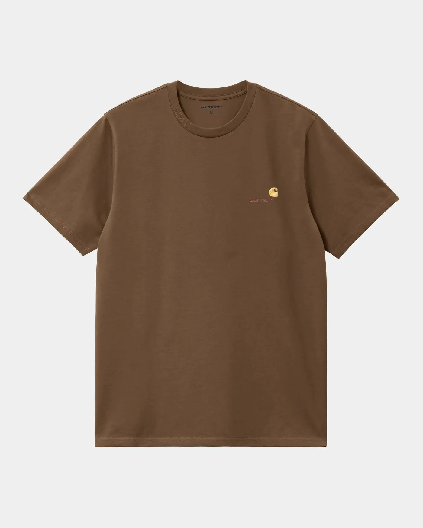 S/S American Script T-Shirt - Lumber