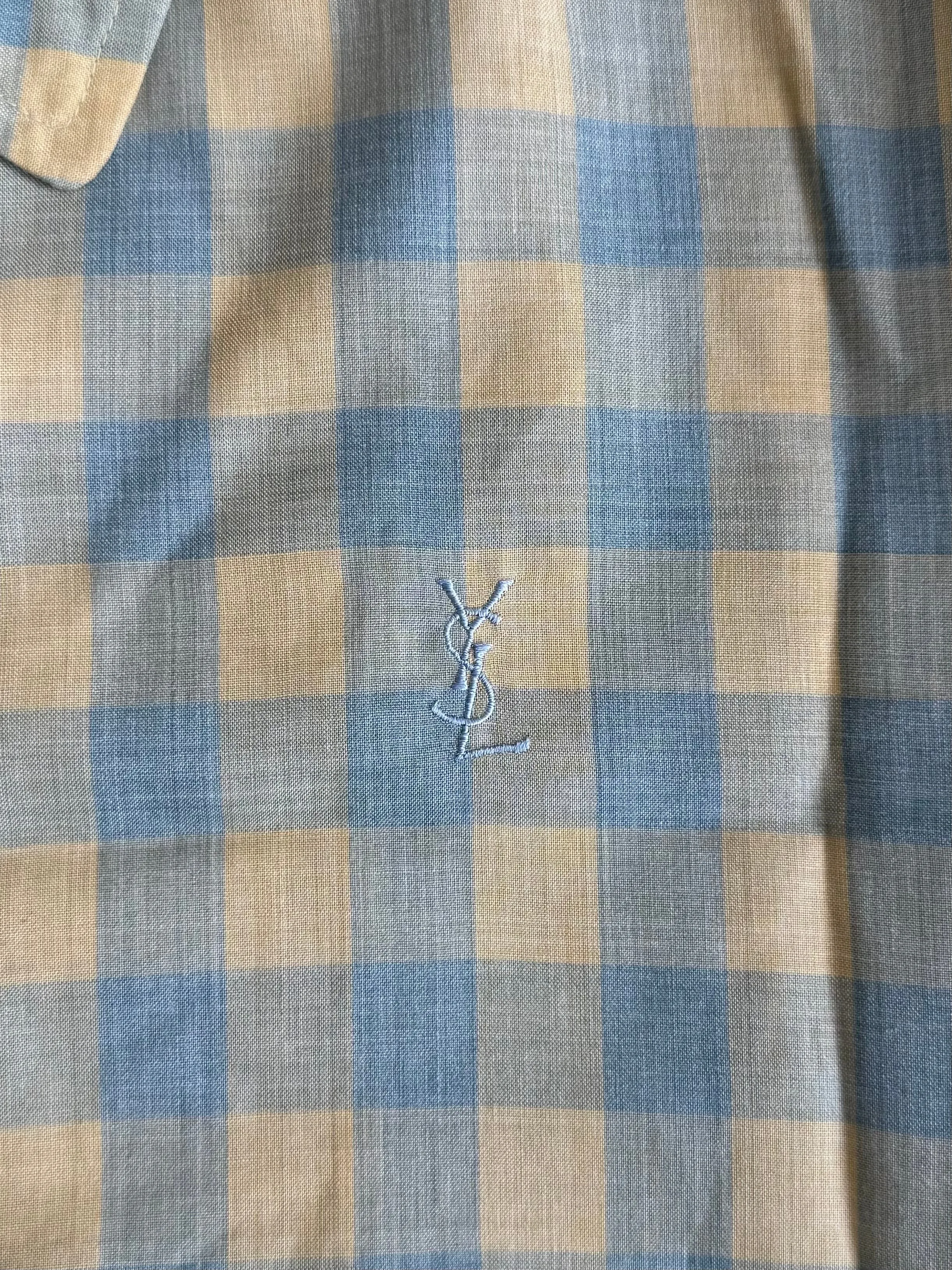 YSL Two Tone Lightweight Harrington Jacket