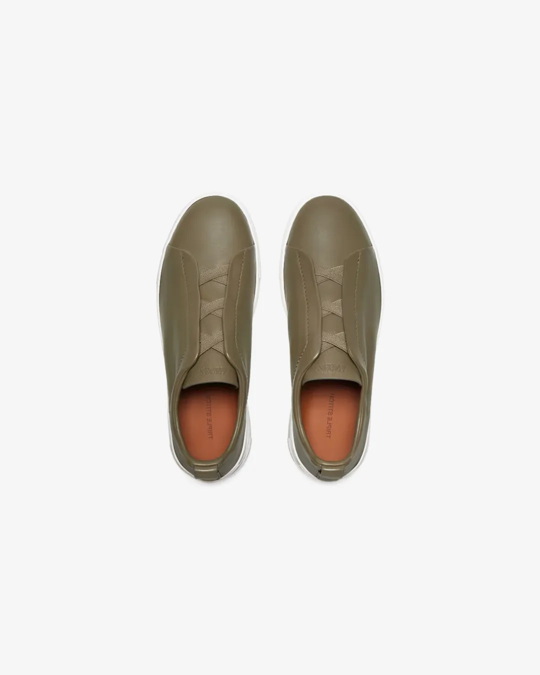 Zegna Deerskin Triple Stitch Sneakers