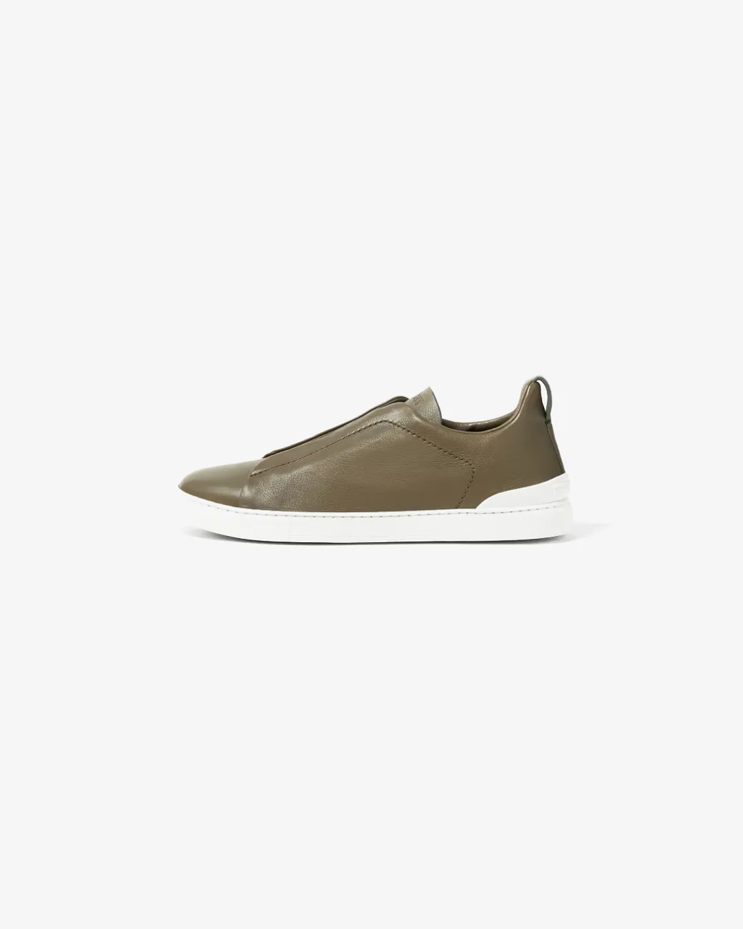 Zegna Deerskin Triple Stitch Sneakers