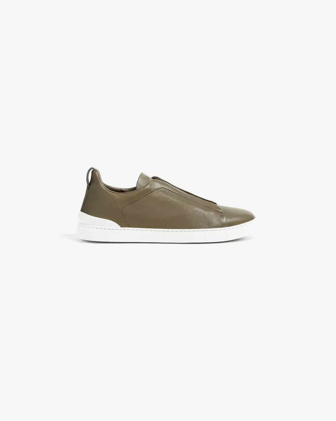 Zegna Deerskin Triple Stitch Sneakers